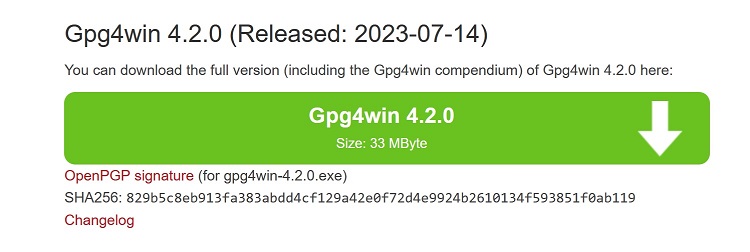 Gpg4win Download